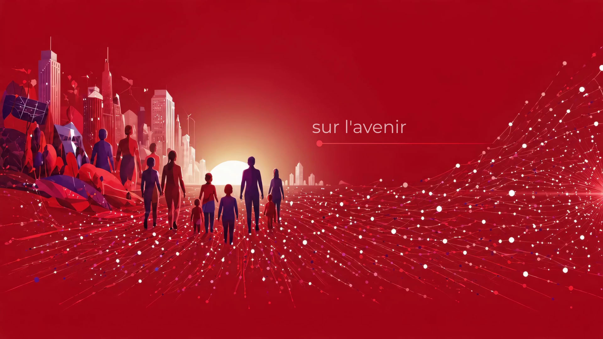 Film AFFO 25 ans : lignes et flux animés en motion design